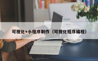诸暨可视化+小程序制作（可视化程序编程）